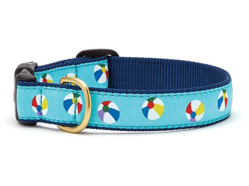 Up Country beach balls dog collar