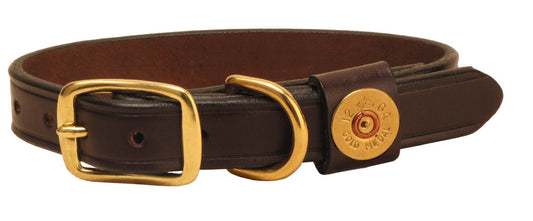 Tory Leather 7/8” Havana Shot Shell Collar